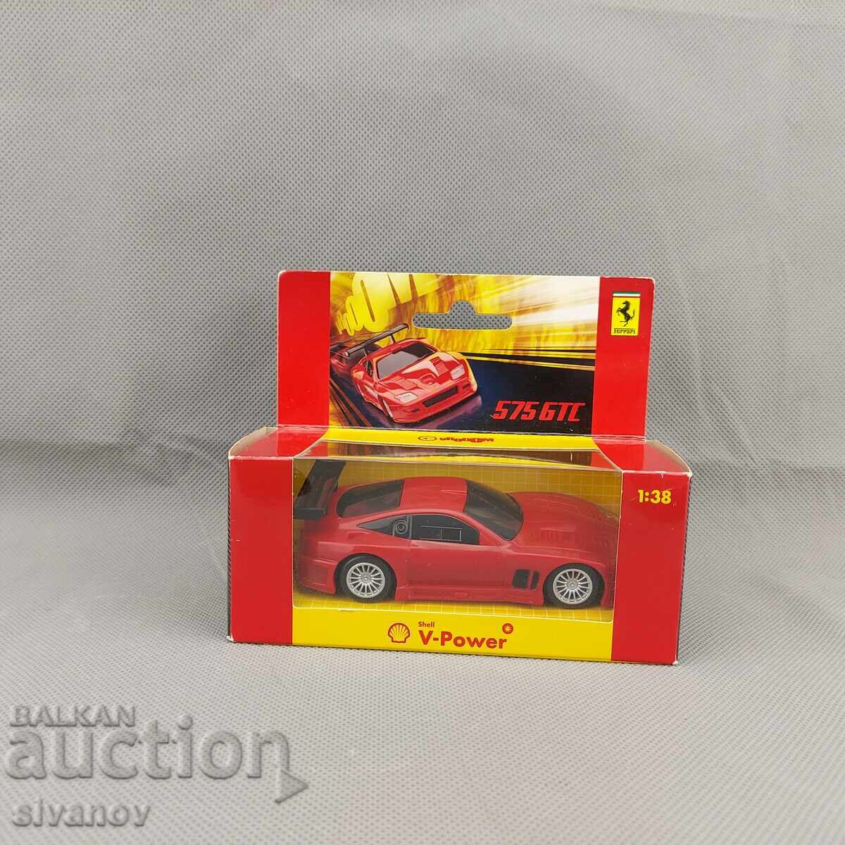 Ferrari 575 GTC car Hot Wheels 1:38 Shell V Power #3139