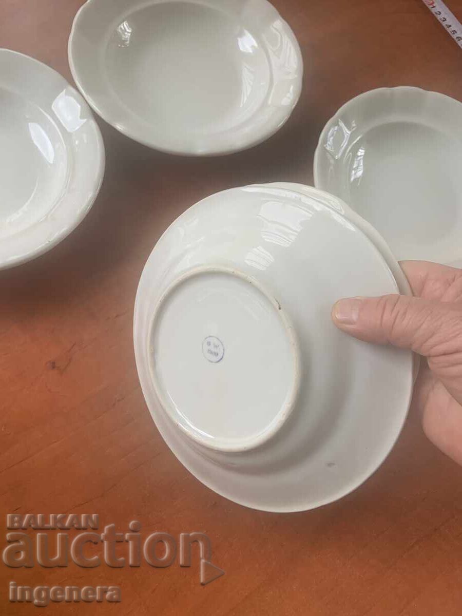 Auction PORCELAIN PLATE BULGARIA MARKING - 5 PIECES Auction PORCELAIN PLATE BULGARIA MARKING - 5 PIECES