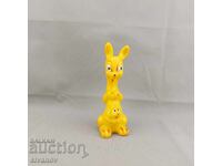 Jucărie veche de cauciuc cangur din 1970 bulgărească #3153