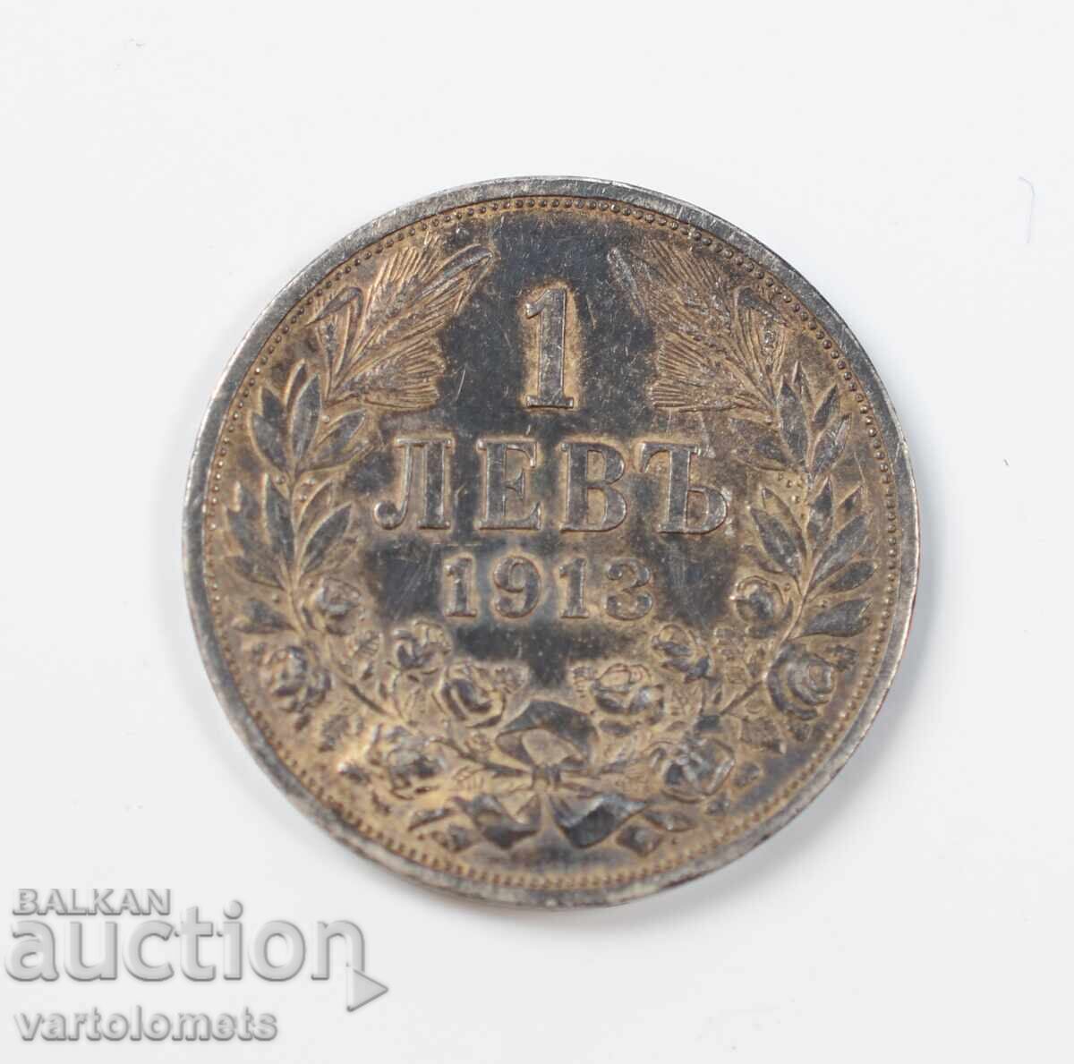 1 lev 1913 - Bulgaria › Tsar Ferdinand I Bulgarian 1 lev 1913 - Bulgaria › Tsar Ferdinand I Bulgarian