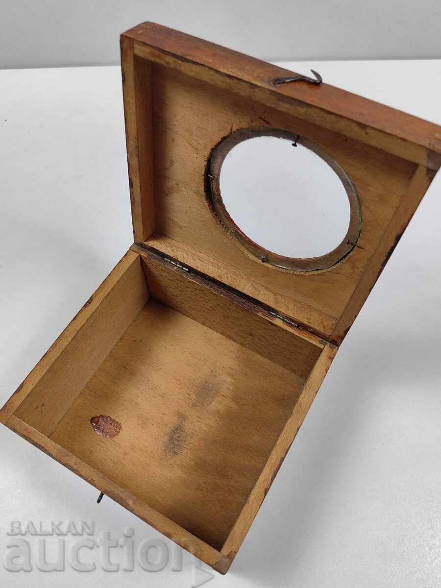 Pyrography Wooden Box for Alarm Clock, Desk Clock - 7