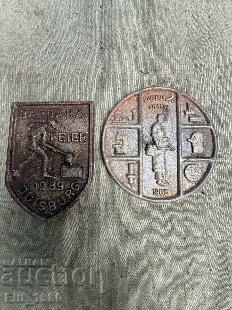 Plăcuțe metalice germane