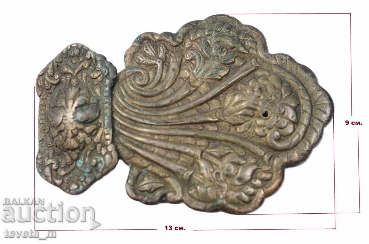 Silver 1/2 buckle for folk costume with price 180.00 BGN | € 92.03 Silver 1/2 buckle for folk costume with price 180.00 BGN | € 92.03