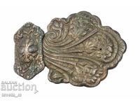 Silver 1/2 buckle for folk costume