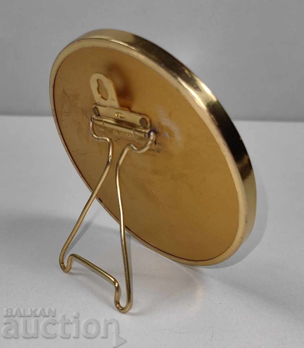 Δημοπρασία ΑΥΘΕΝΤΙΚΟ ΣΟΣΙΑΛΙΣΤΙΚΟ ΜΕΤΑΛΛΙΚΟ ΑΝΑΓΛΥΦΟ ΛΕΝΙΝ ΜΕ ΣΗΜΑΝΣΗ ΣΠΑΝΙΟ