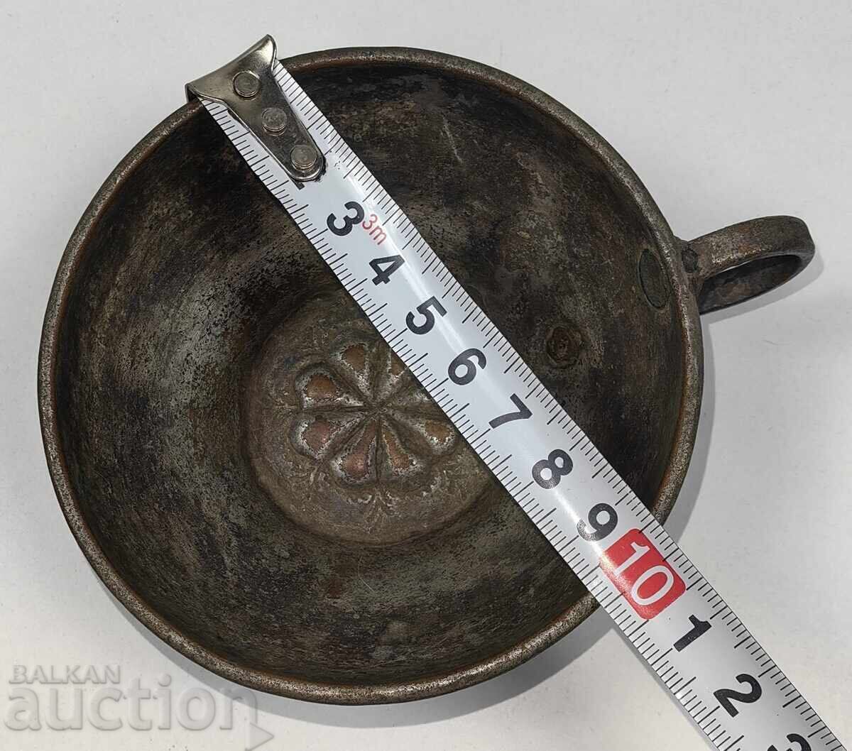 1908 ПЕЩЕРА ОТ БРАТ ВИ НИКОЛА БАКЪРЕНА ЧАША НАДПИСАНА - 6 1908 ПЕЩЕРА ОТ БРАТ ВИ НИКОЛА БАКЪРЕНА ЧАША НАДПИСАНА - 6