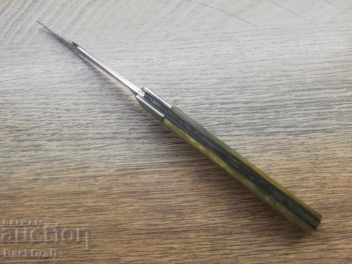 Old Soviet folding pocket knife, knife "Hammer and Sickle" V. Tarnovo - 7 Old Soviet folding pocket knife, knife "Hammer and Sickle" V. Tarnovo - 7