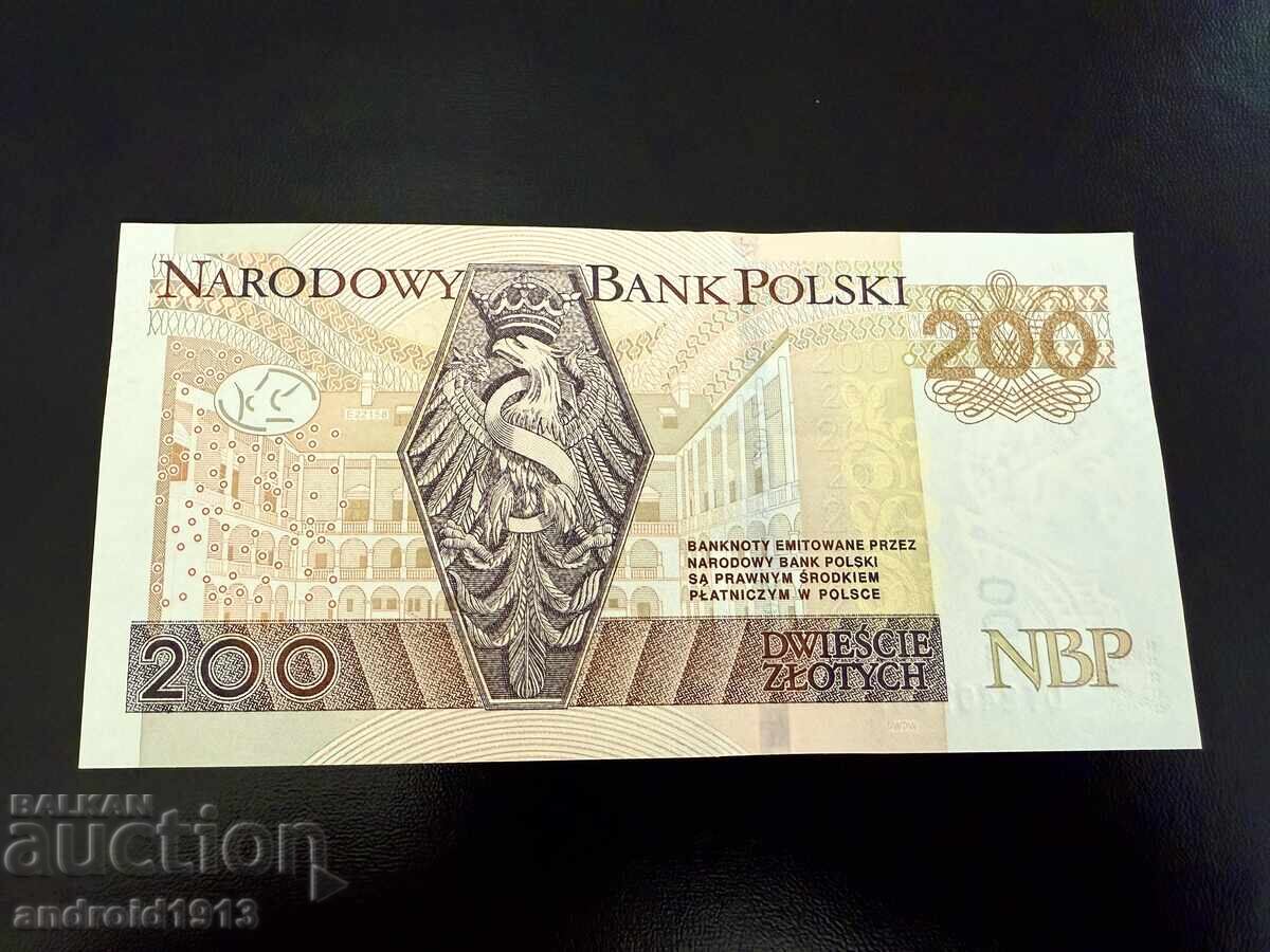 ΠΟΛΩΝΙΑ - 200 ZŁOTY 2021, UNC με τιμή 139.98 BGN | € 71.57