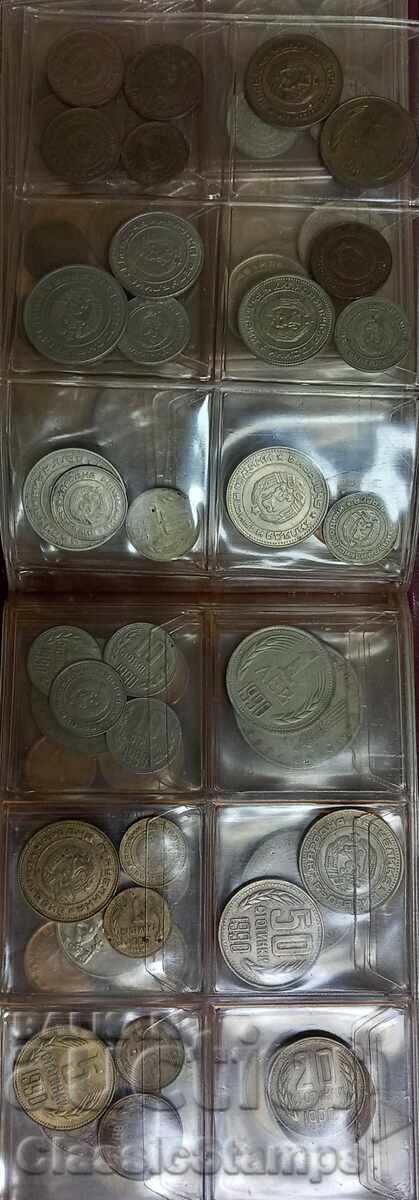 Δημοπρασία Bŭlgariya 1951-2000 φάκελος με πάνω από 100 νομίσματα