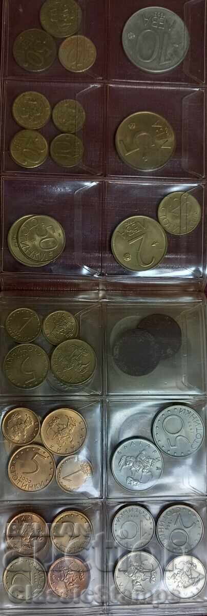 Bŭlgariya 1951-2000 φάκελος με πάνω από 100 νομίσματα - 7