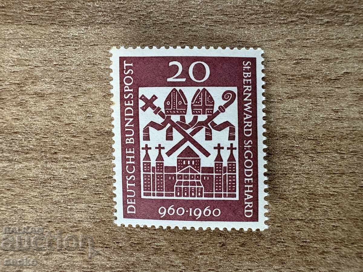 Γερμανία/Δυτική Γερμανία - 1000 γρ. επισκοπικές εκκλησίες «Άγιος... (1960) MNH Γερμανία/Δυτική Γερμανία - 1000 γρ. επισκοπικές εκκλησίες «Άγιος... (1960) MNH