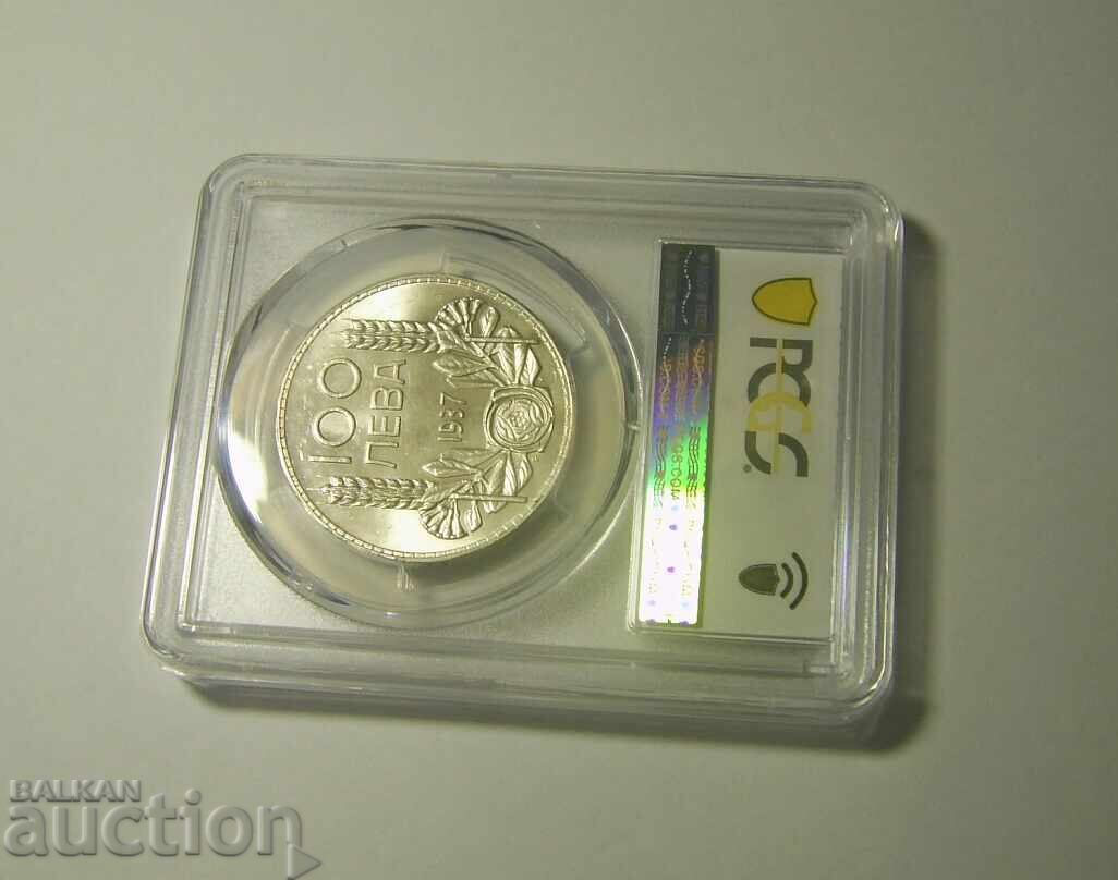 Δημοπρασία ΒΖΤ! 100 λεβα 1937 MS64 PCGS Bŭlgariya Δημοπρασία ΒΖΤ! 100 λεβα 1937 MS64 PCGS Bŭlgariya