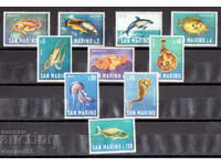 1966. Сан Марино. Морски живот.