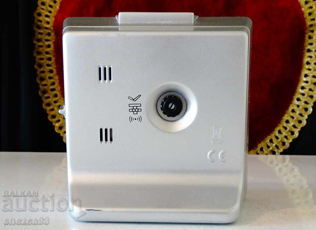 Auction Table clock, alarm clock Dugena, silent Auction Table clock, alarm clock Dugena, silent