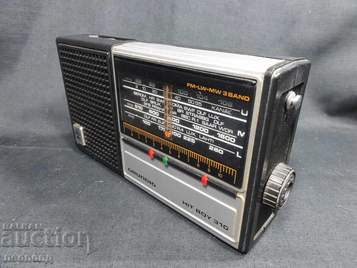 BZC STAR RETRO TRANSISTOR RADIO GRUNDIG HIT BOY 310 with price 16.00 BGN | € 8.18