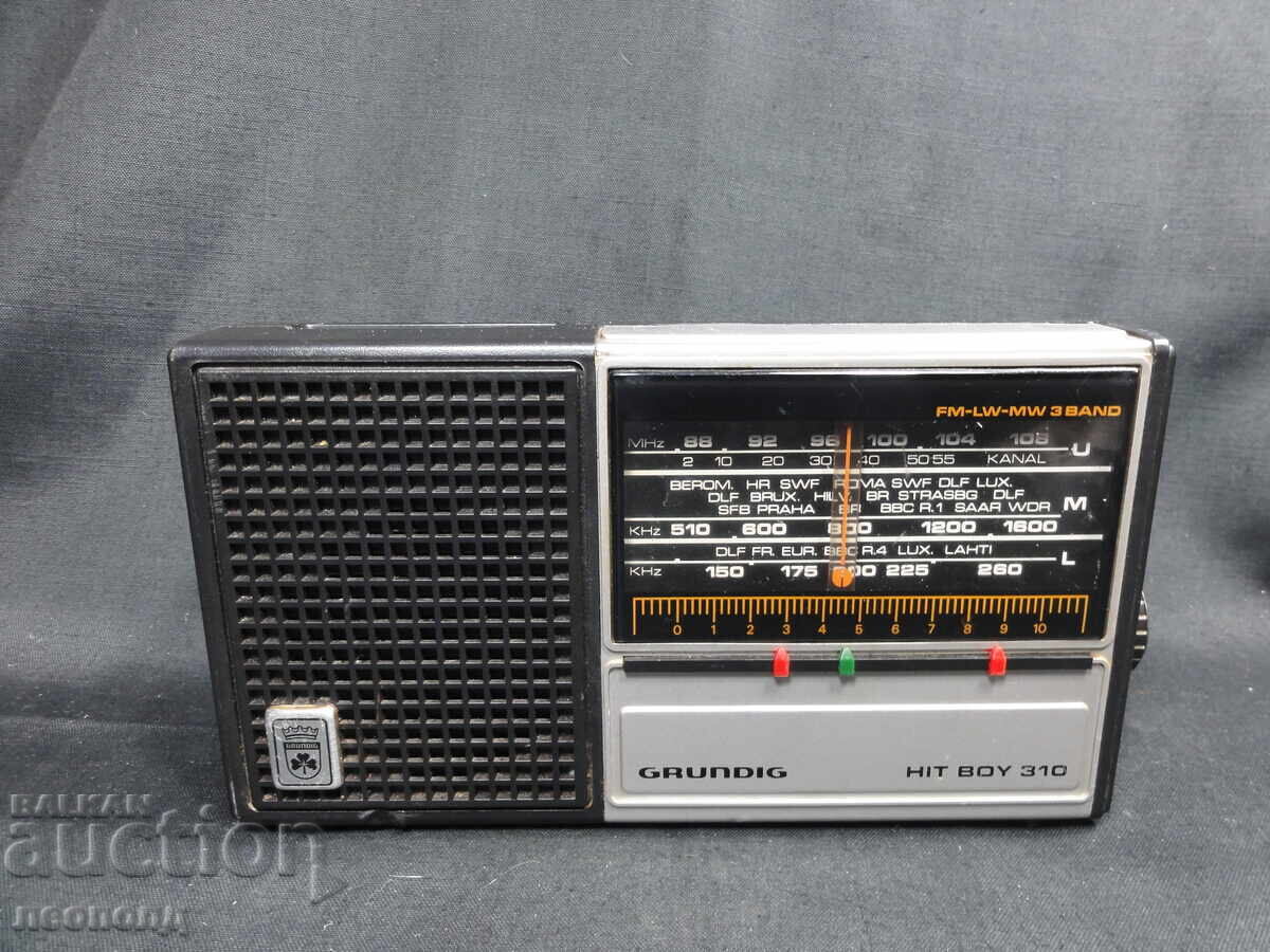 BZC STAR RETRO TRANSISTOR RADIO GRUNDIG HIT BOY 310