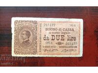 Ιταλία 2 λίρες 1914