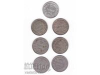 Lot 25 Penni - Rusia pentru Finlanda 7 buc