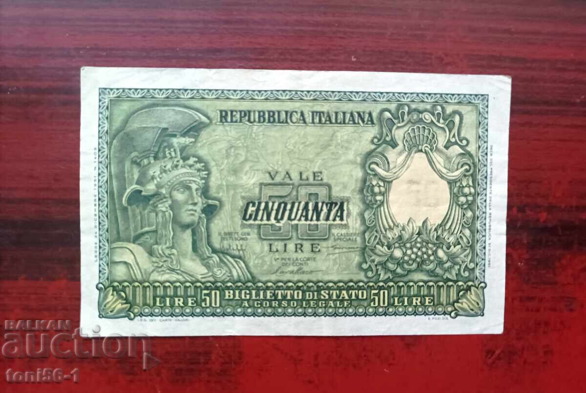 Italy 50 Lire 1951
