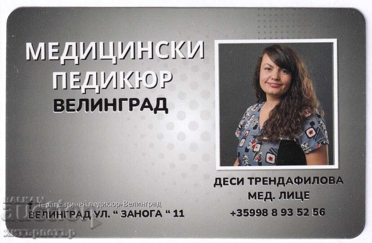 Calendar Pedichiură 2025