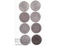 Lot 50 Pennia - Rusia pentru Finlanda 8 buc