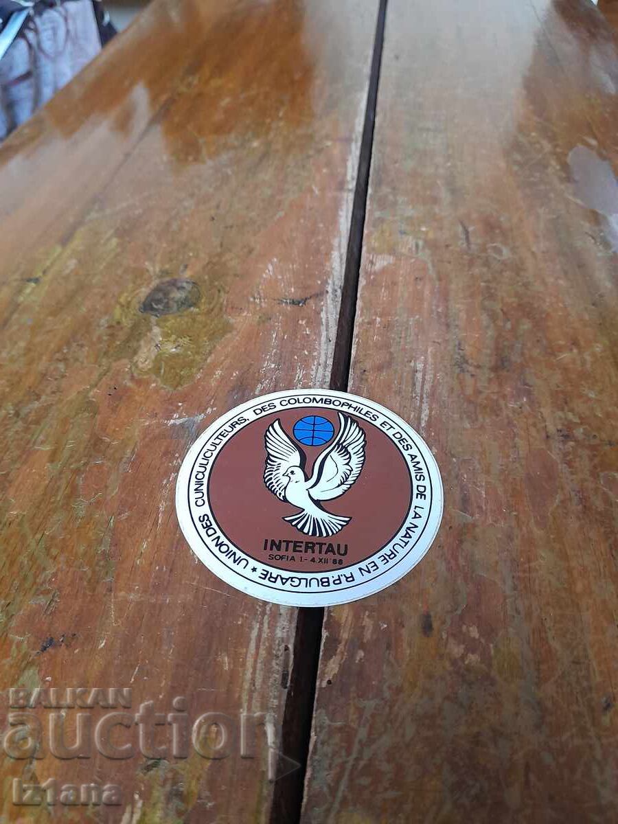 Autocolant vechi Intertau