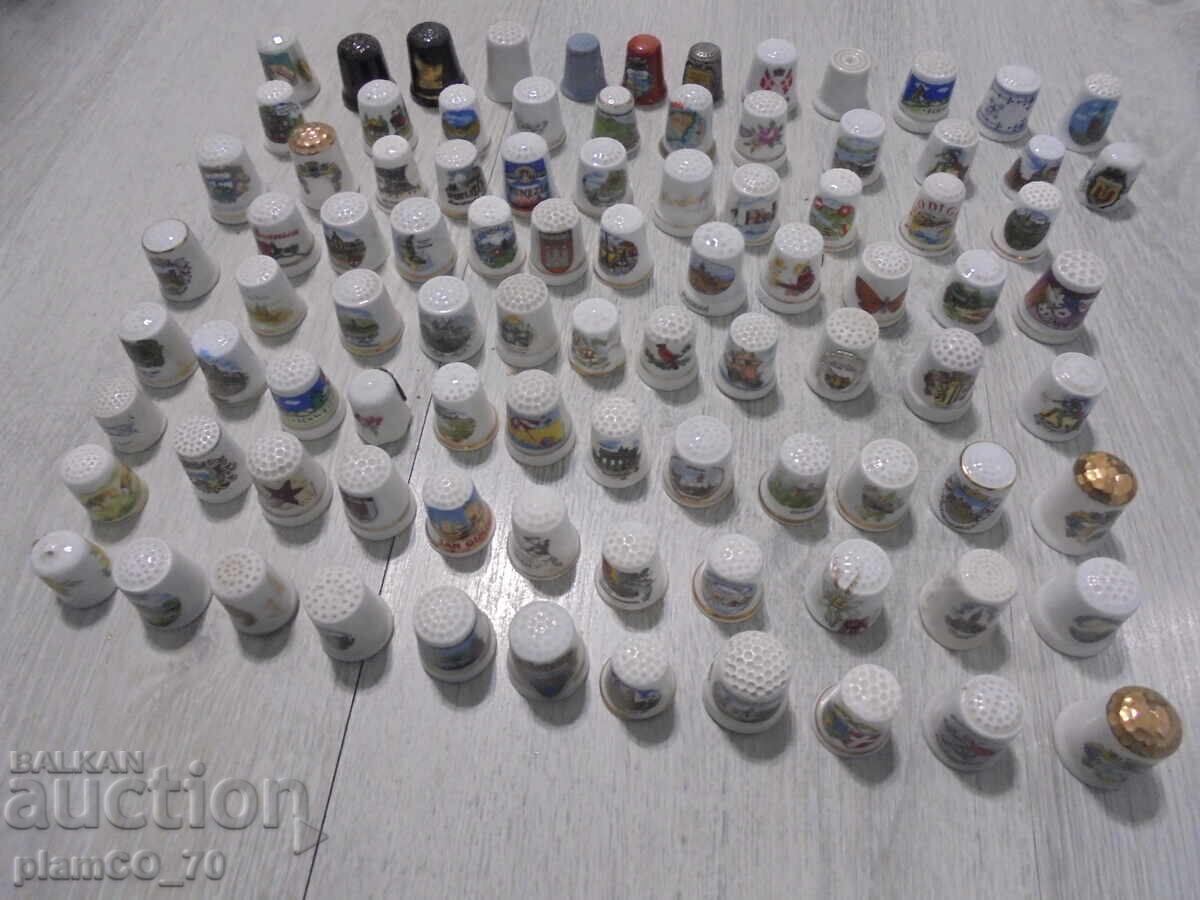 №*8333 Συλλογή 91 πορσελάνινων δαχτυλήθρων - 6 №*8333 Συλλογή 91 πορσελάνινων δαχτυλήθρων - 6