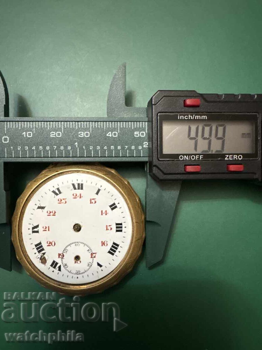 Επιχρυσωμένο ρολόι τσέπης για ανταλλακτικά - 6