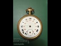 Επιχρυσωμένο ρολόι τσέπης για ανταλλακτικά