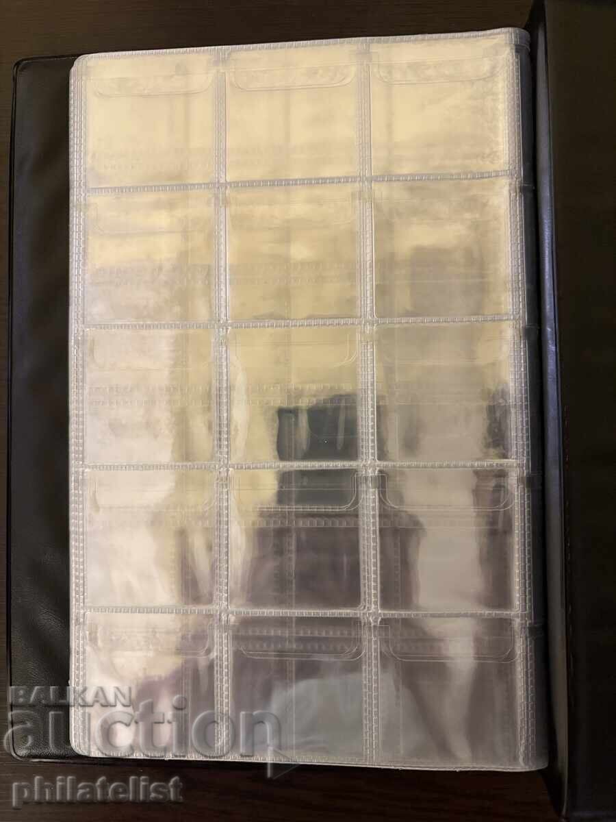 Auction Elegant binder for 300 coins with 14 pages, black /c Auction Elegant binder for 300 coins with 14 pages, black /c