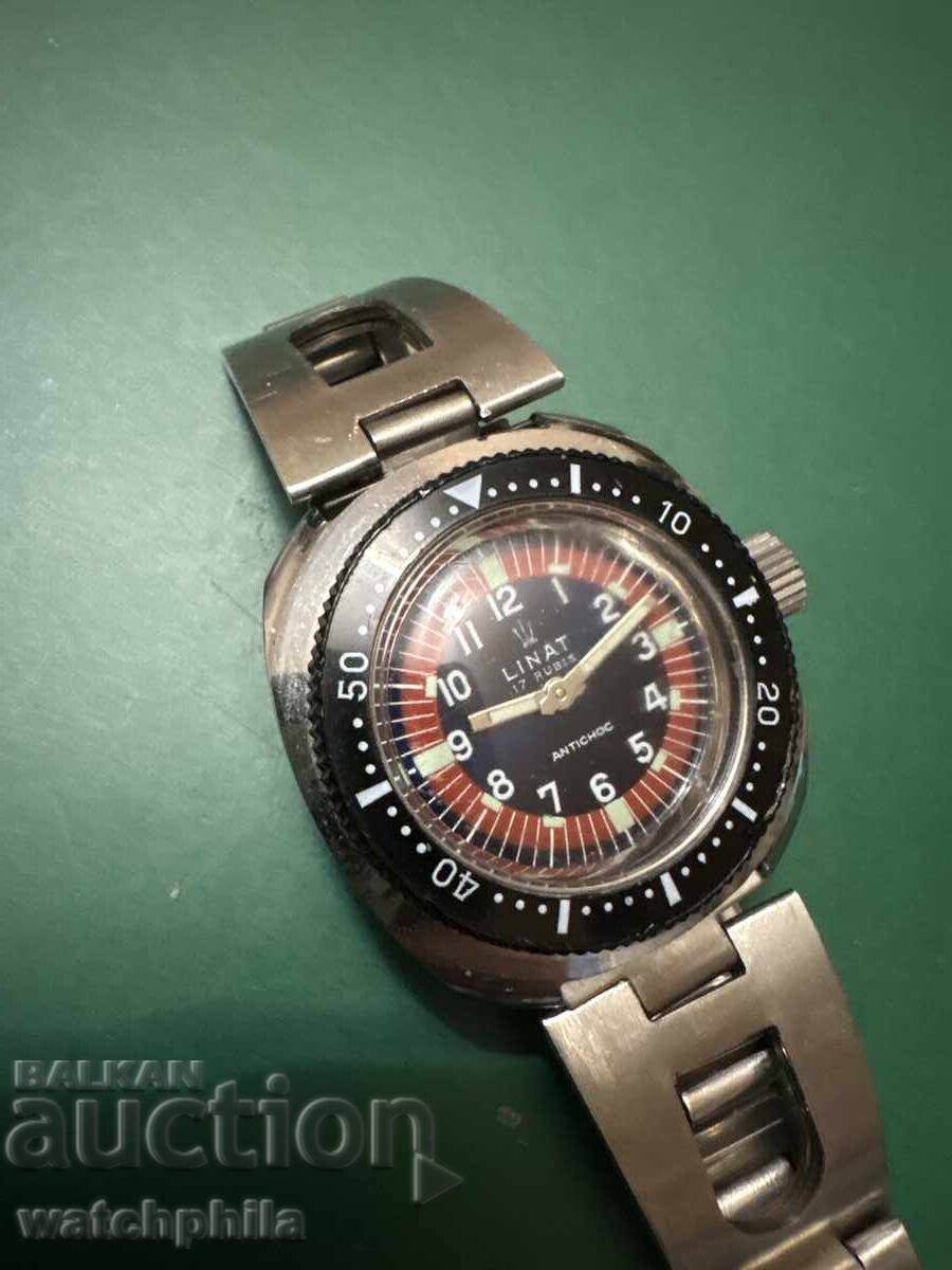 Linat Daĭvŭrski σπάνιο ελβετικό γυναικείο ρολόι