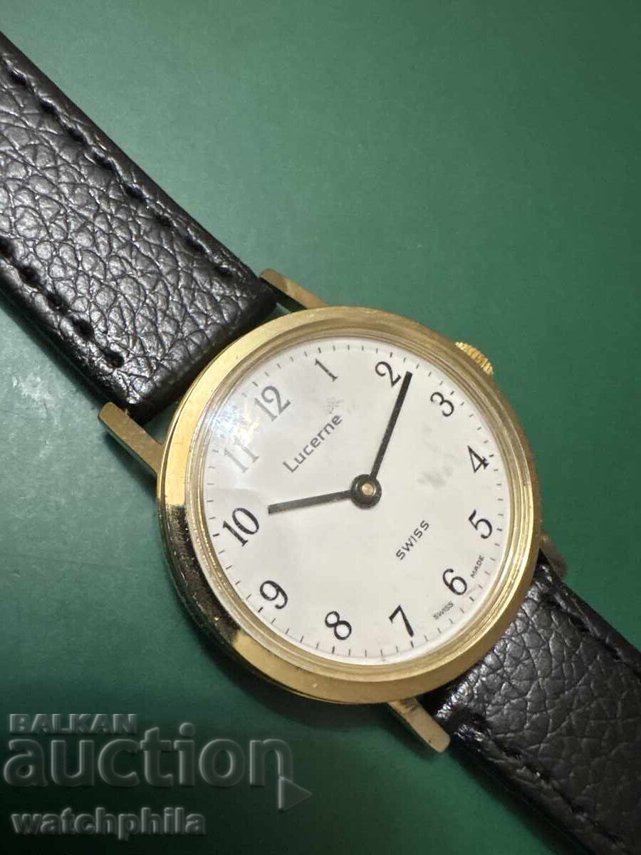 Λουκέρνη σπάνιο ελβετικό ανδρικό ρολόι. Άριστο - 5