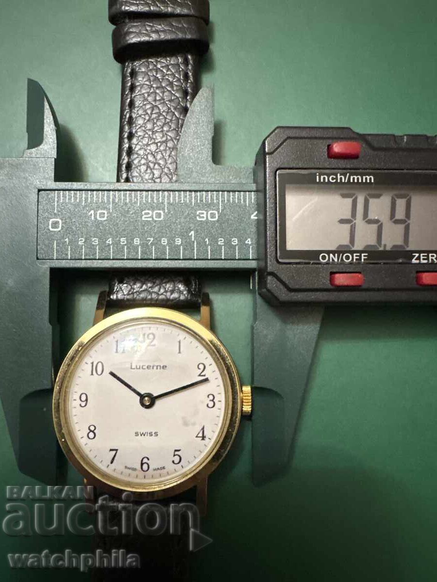Λουκέρνη σπάνιο ελβετικό ανδρικό ρολόι. Άριστο - 6