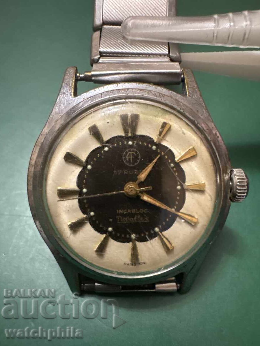 AF Nivaflex ελβετικό ανδρικό ρολόι. Σπάνιο. Λειτουργεί