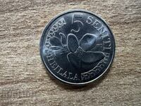 Тонга - 5 сенити (2018)