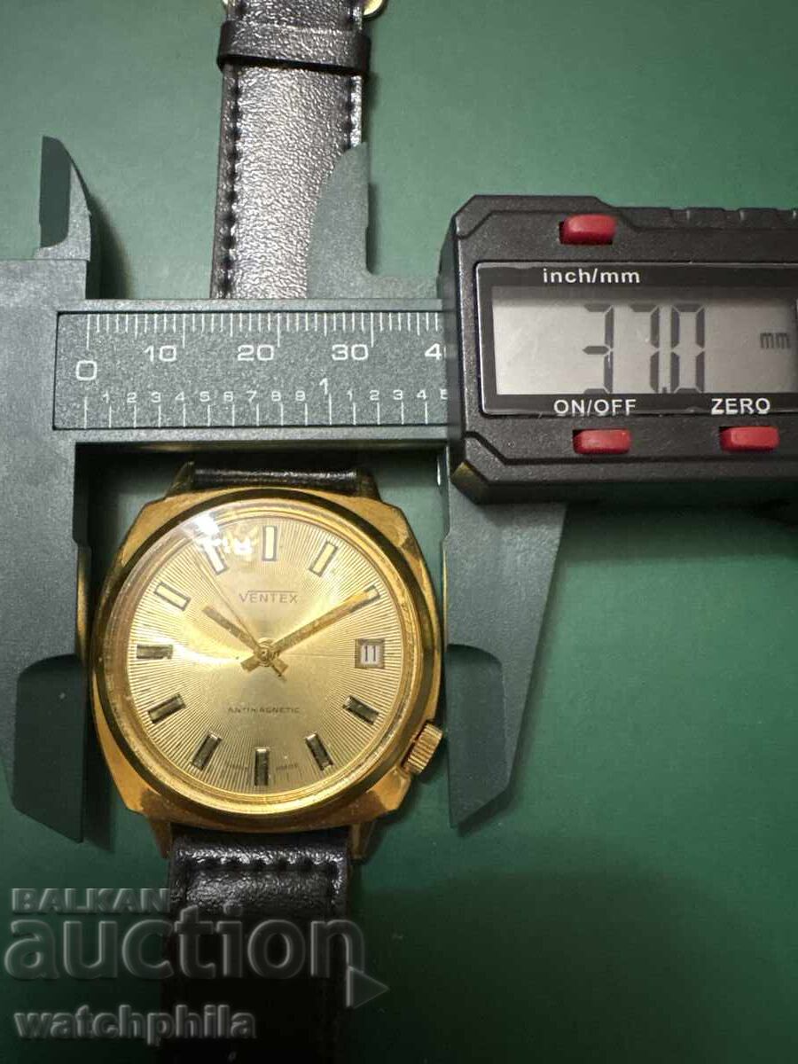 Ventex ελβετικό ανδρικό ρολόι. Λειτουργεί άψογα - 5 Ventex ελβετικό ανδρικό ρολόι. Λειτουργεί άψογα - 5