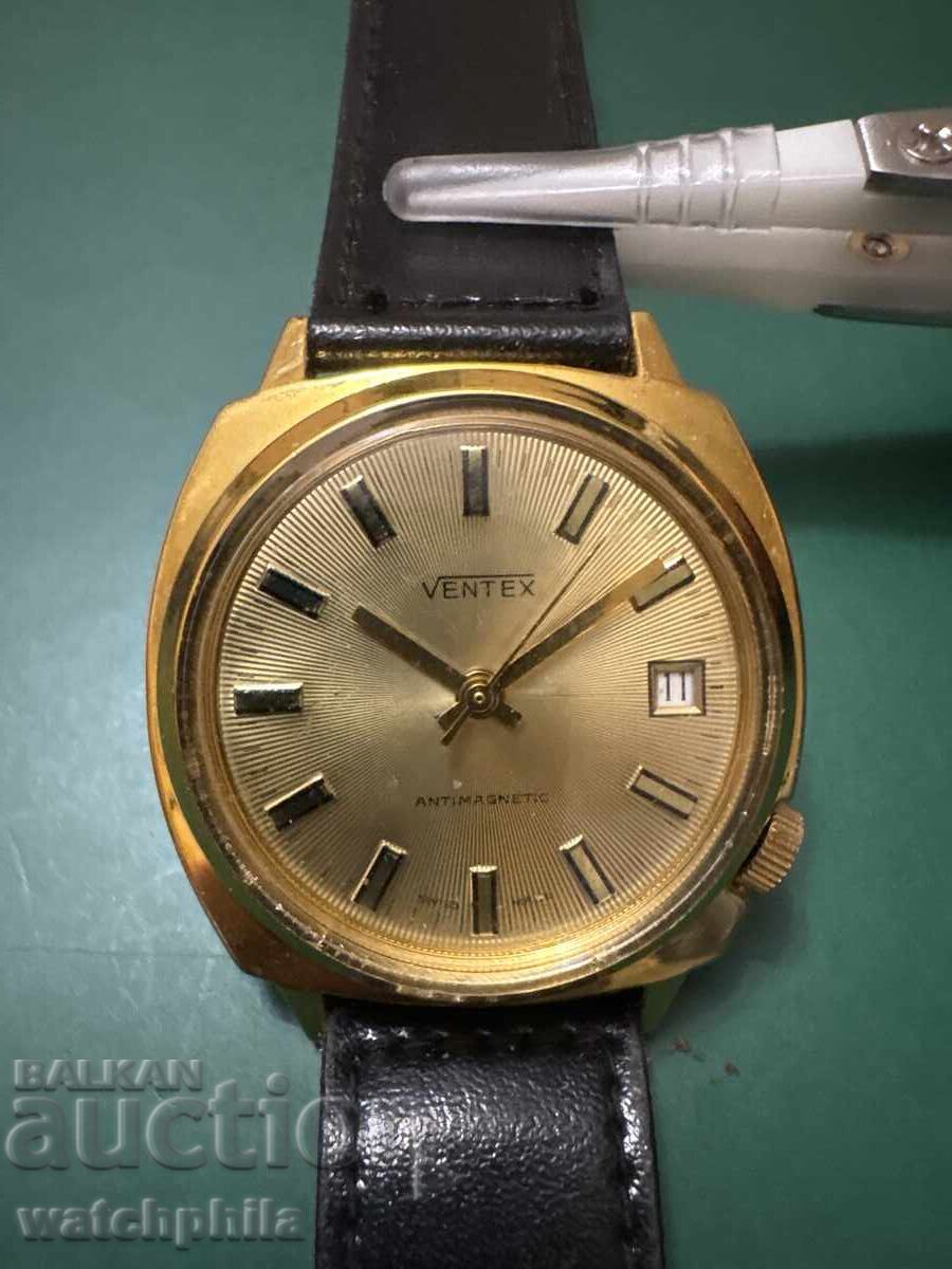Ventex ελβετικό ανδρικό ρολόι. Λειτουργεί άψογα Ventex ελβετικό ανδρικό ρολόι. Λειτουργεί άψογα