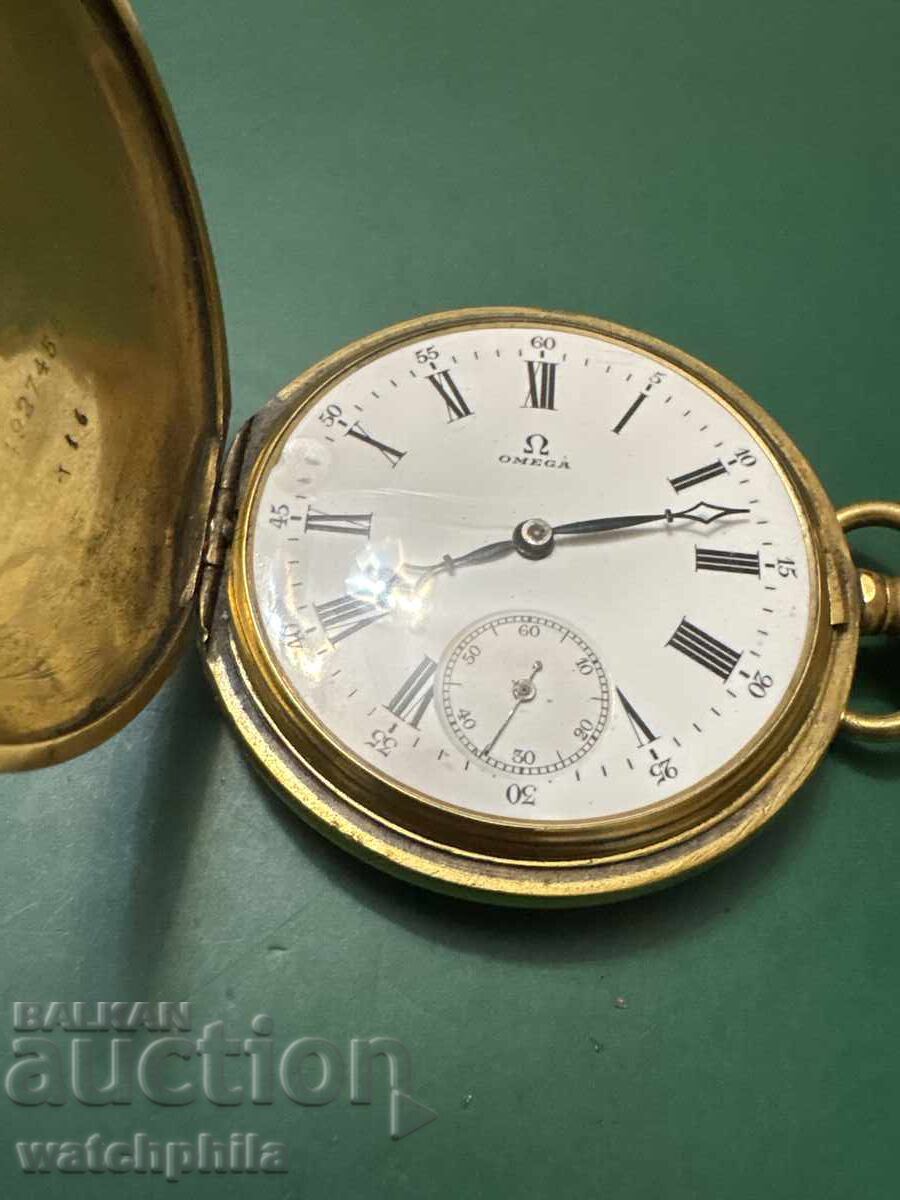 Ωμέγα Σπάνιο ρολόι τσέπης, λειτουργεί με τιμή 159.99 BGN | € 81.80
