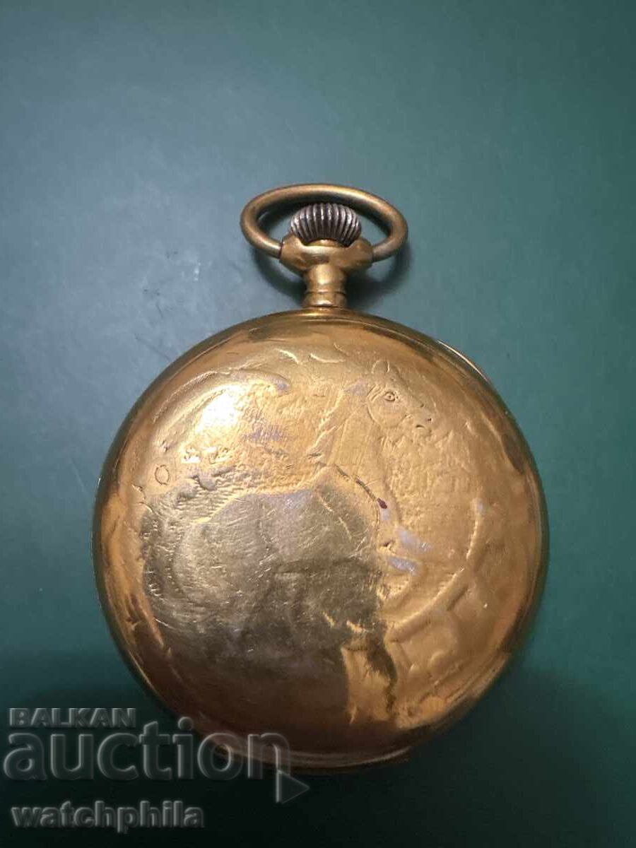 Παράδοση Ωμέγα Σπάνιο ρολόι τσέπης, λειτουργεί