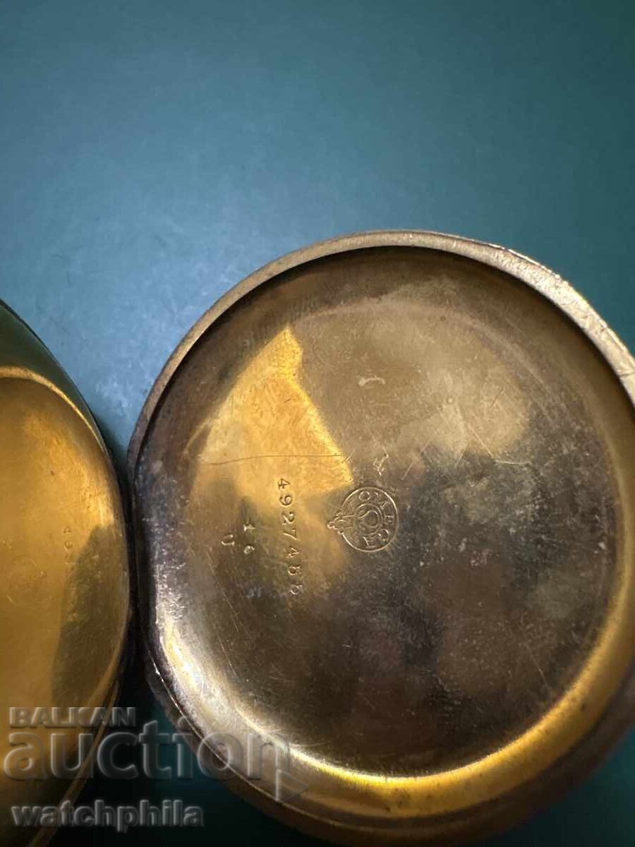 Ωμέγα Σπάνιο ρολόι τσέπης, λειτουργεί - 6