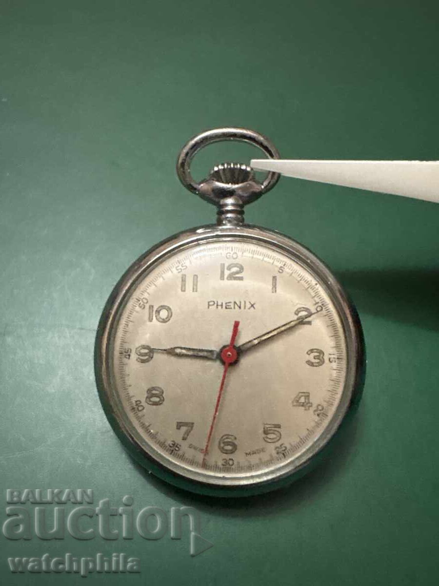 Φοίνιξ εξαιρετικά σπάνιο ρολόι τσέπης, λειτουργεί άριστα με τιμή 36.00 BGN | € 18.41