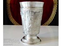 Ποτήρι κρασιού Καλαέν, ποτήρι κρασιού με πίνακες του Hans Thoma