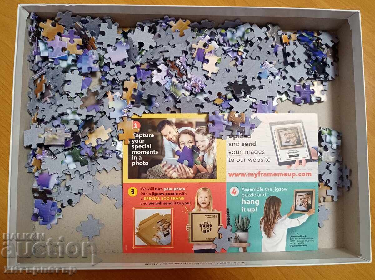 Delivery of 500 piece puzzle