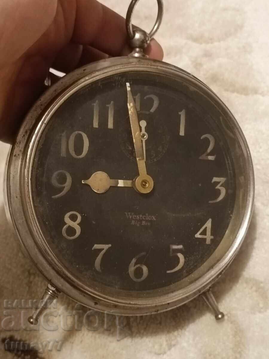 Много рядък Античен будилник Westclox Big Ben от 1919 г. В - 5 Много рядък Античен будилник Westclox Big Ben от 1919 г. В - 5