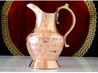 Χάλκινη κανάτα για ρακή, καθαρός κόκκινος χαλκός