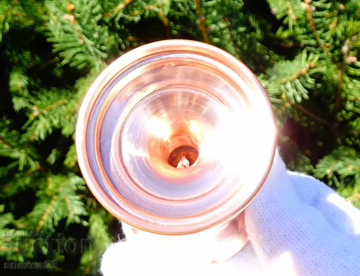 Χάλκινα φλιτζάνια για ρακή, καθαρός κόκκινος χαλκός, με βάση - 6