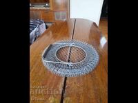 Old metal shopping bag