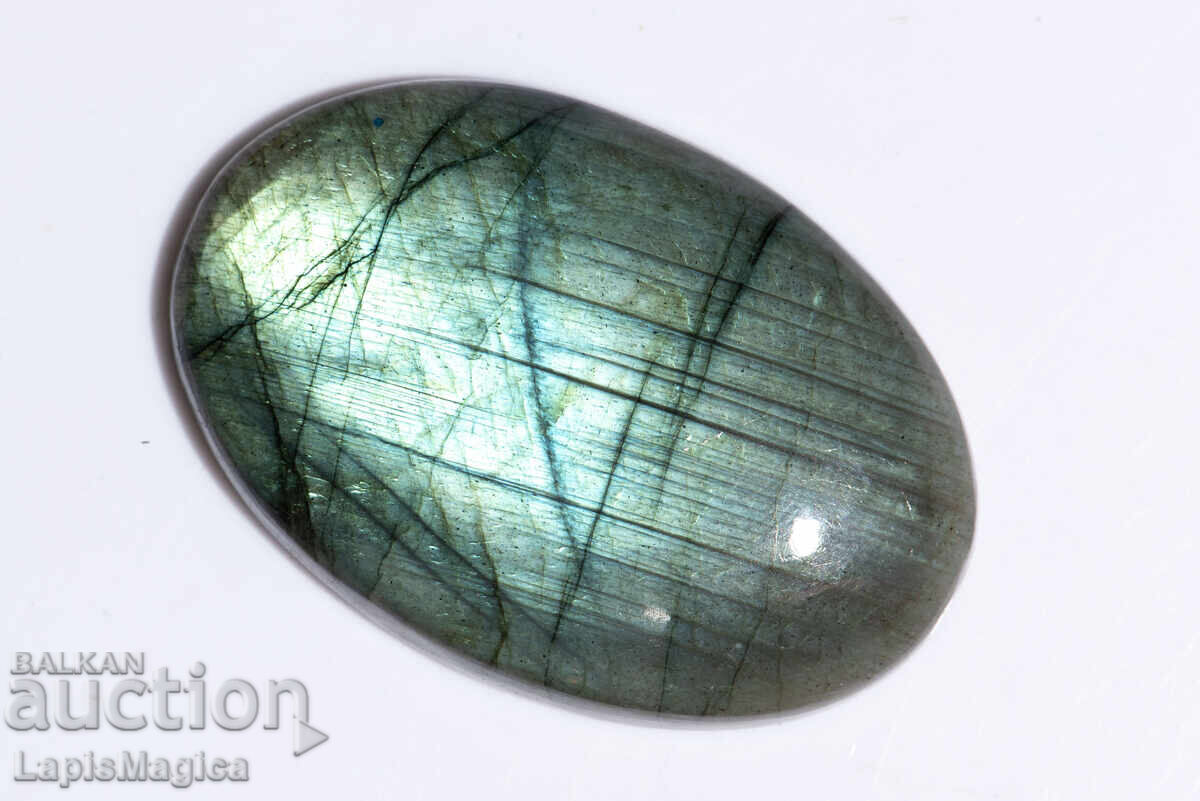 Labradorite 111ct oval cabochon Labradorite 111ct oval cabochon