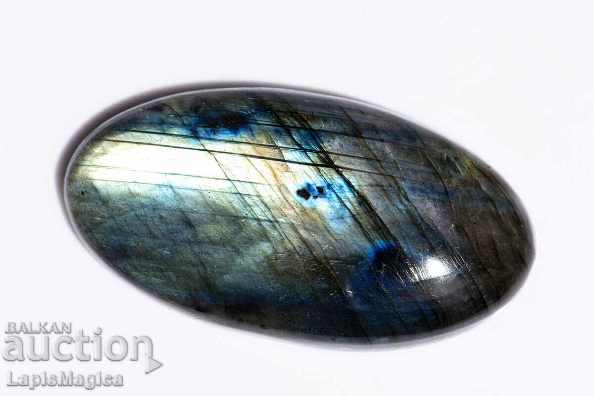 Labradorite 110ct oval cabochon