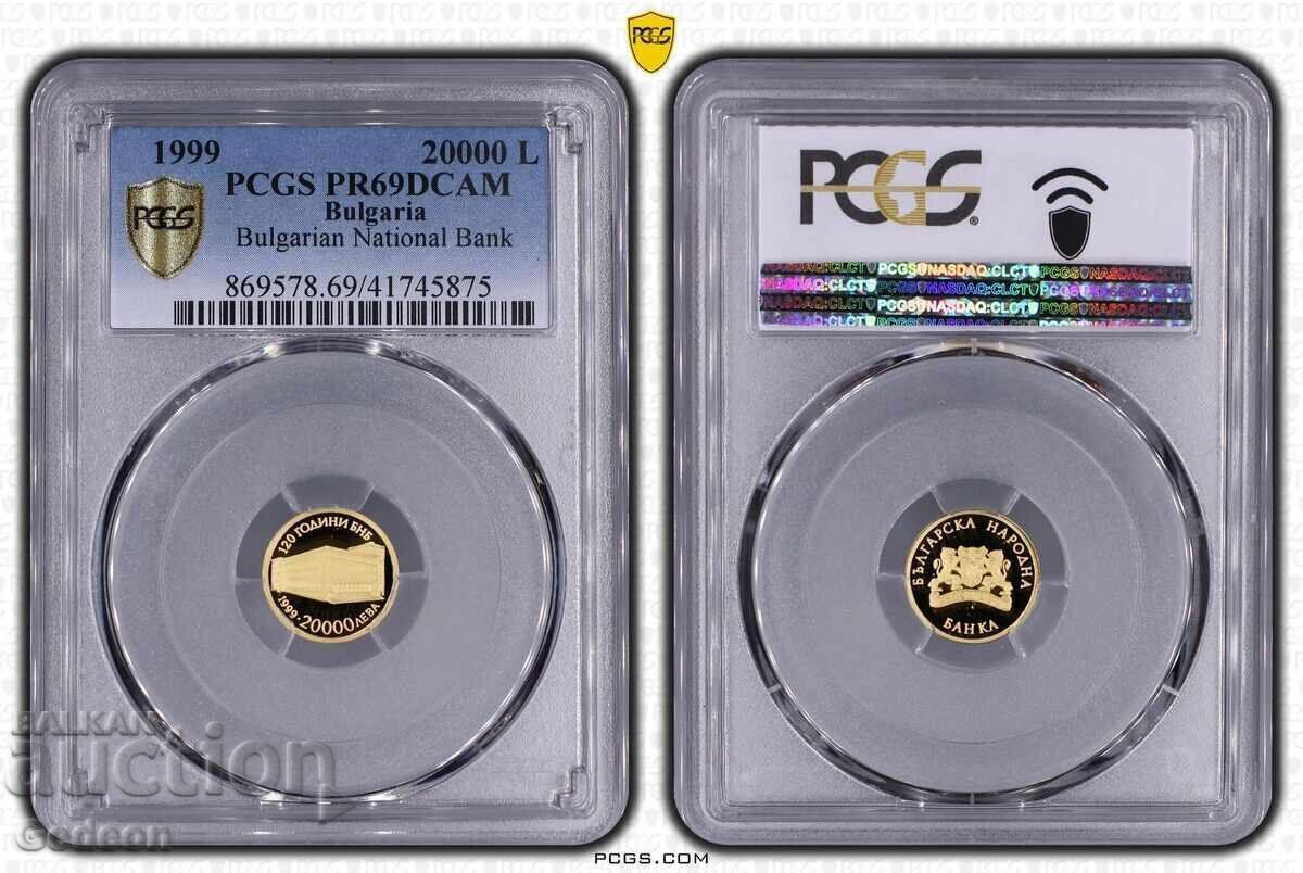 20000 Leva 1999 PR69DCAM - 120 de ani de BNB